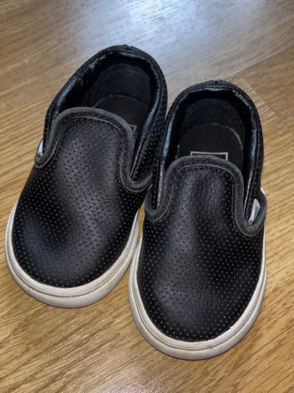VANS toddler Black Slip-On Sneakers